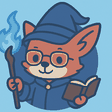 Borie, a Vulpera warlock with glasses, a staff and a book